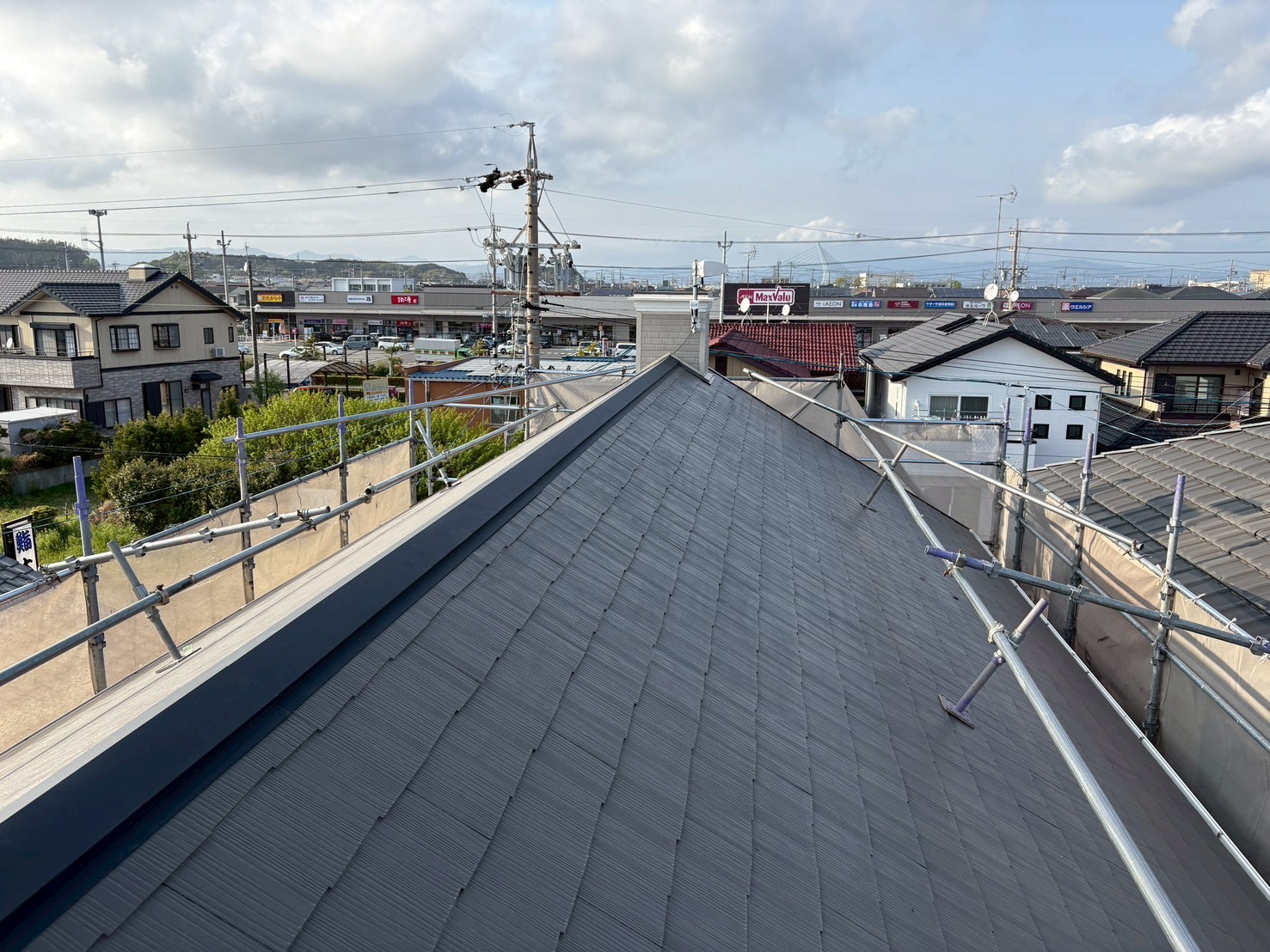 棟板金交換リフォーム工事 画像