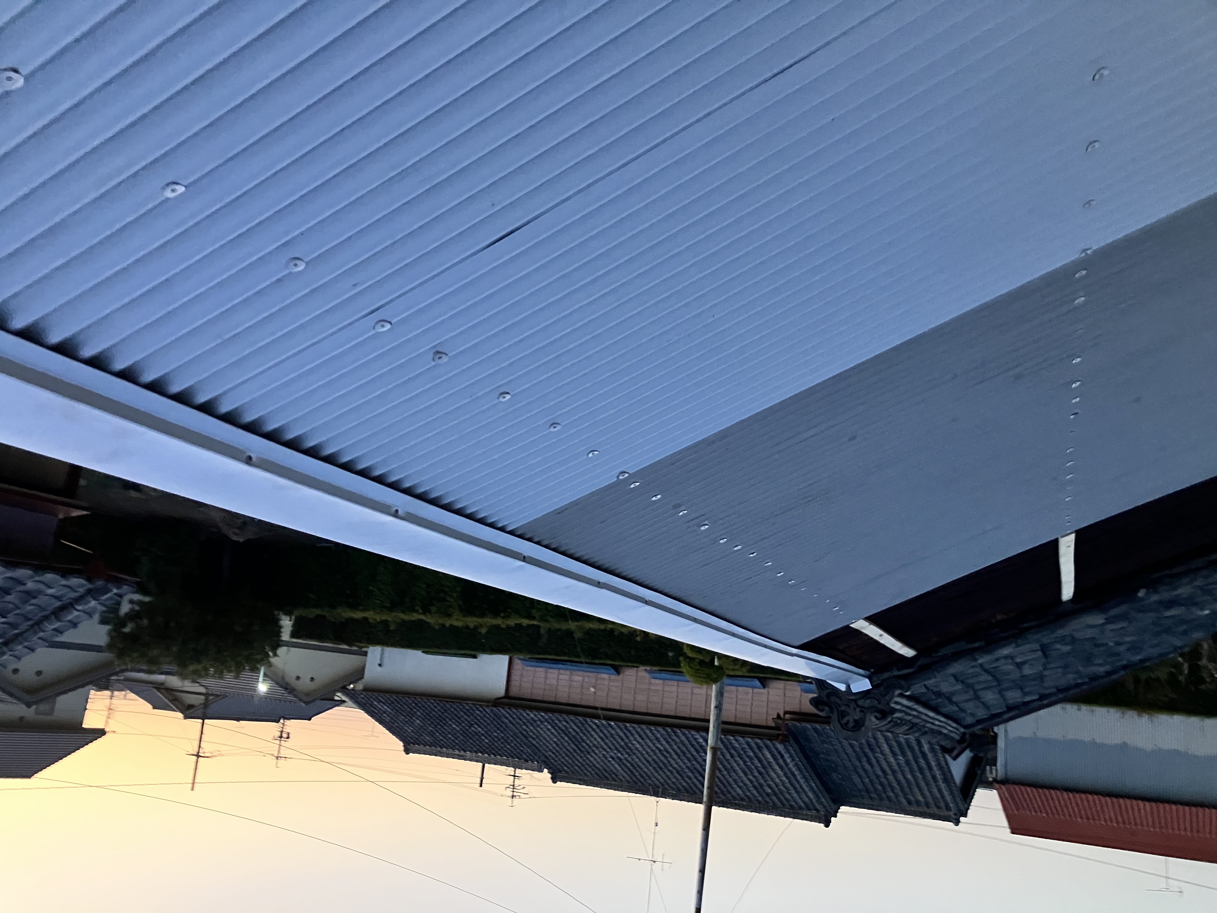 倉庫屋根補修リフォーム工事 画像
