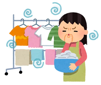 洗濯物の生乾き臭、どうする?長雨の時期に知っておきたい対策☔👕|静岡県浜松市の屋根修理専門店 画像