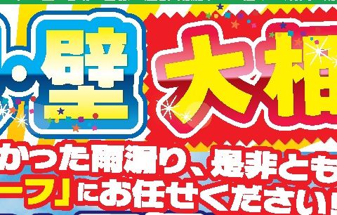 かえルーフイオンタウン湖西新居店OPEN1周年記念『屋根・壁大相談会』開催のお知らせ アイキャッチ画像