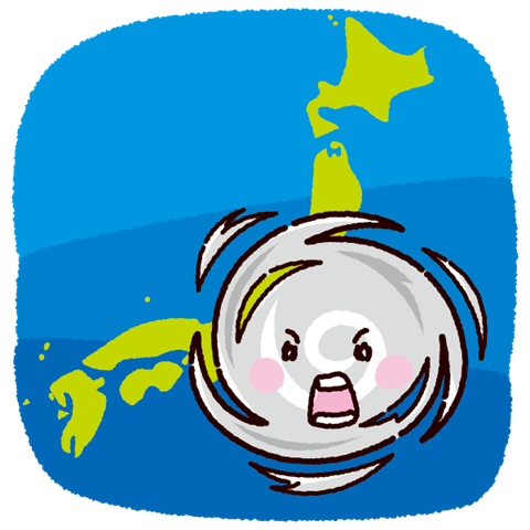 台風シーズンど真ん中！予測されるトラブルと対策！ アイキャッチ画像