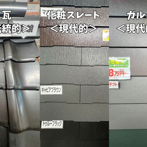 瓦・化粧スレート・ガルバリウム鋼板どうちがうの？｜静岡県浜松市の屋根修理専門店 アイキャッチ画像